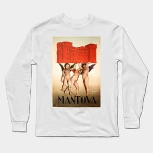 MANTOVA ITALY Mantua Baby Fairies Enchanted Vintage Italian Travel Long Sleeve T-Shirt